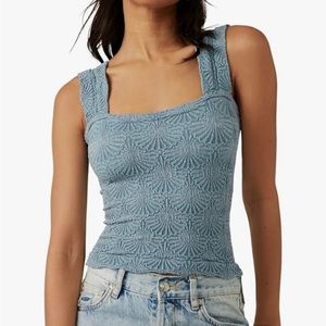 Free People Intimately Love Letter Cami Tank sz M/L